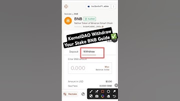 How to Withdraw Your Staked BNB in KernelDAO MegaDrop || How to Unstake The Staked BNB in Megadrop