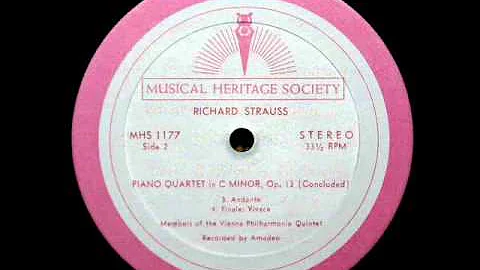 Richard Strauss / Vienna Philharmonia Quintet, 196...