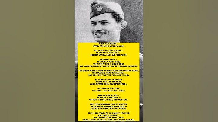 Desmond Doss – The Soldier Who Won the War Without a Gun | The Real Hero of Hacksaw Ridge