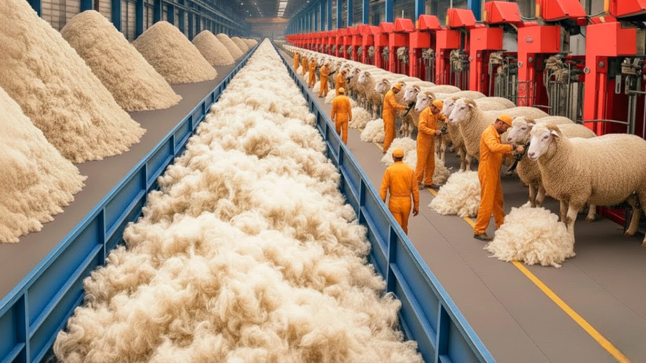 Jak Miliony Funtów Wełny Owczej Zamienia Się W Odzież Na Liniach Produkcyjnych