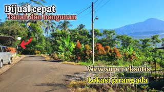 EDISI TURUN HARGA‼️Dijual cepat BU Tanah dan bangunan super istimewa view jarang ada