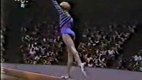 1984 gymnastics Post-Olympic tour Kristie Phillips...