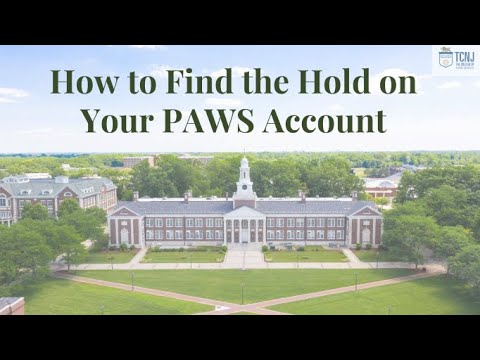 How to check your holds on PAWS