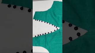 how to make neck design with potli button ||पोटली बटन से बनाए सुंदर सा गला डिजाइन||#shorts