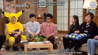 eng Sub Kim Seulgi Mentions Her Failed Kiss Scene With Jo Jungsuk  170223 Happy Together