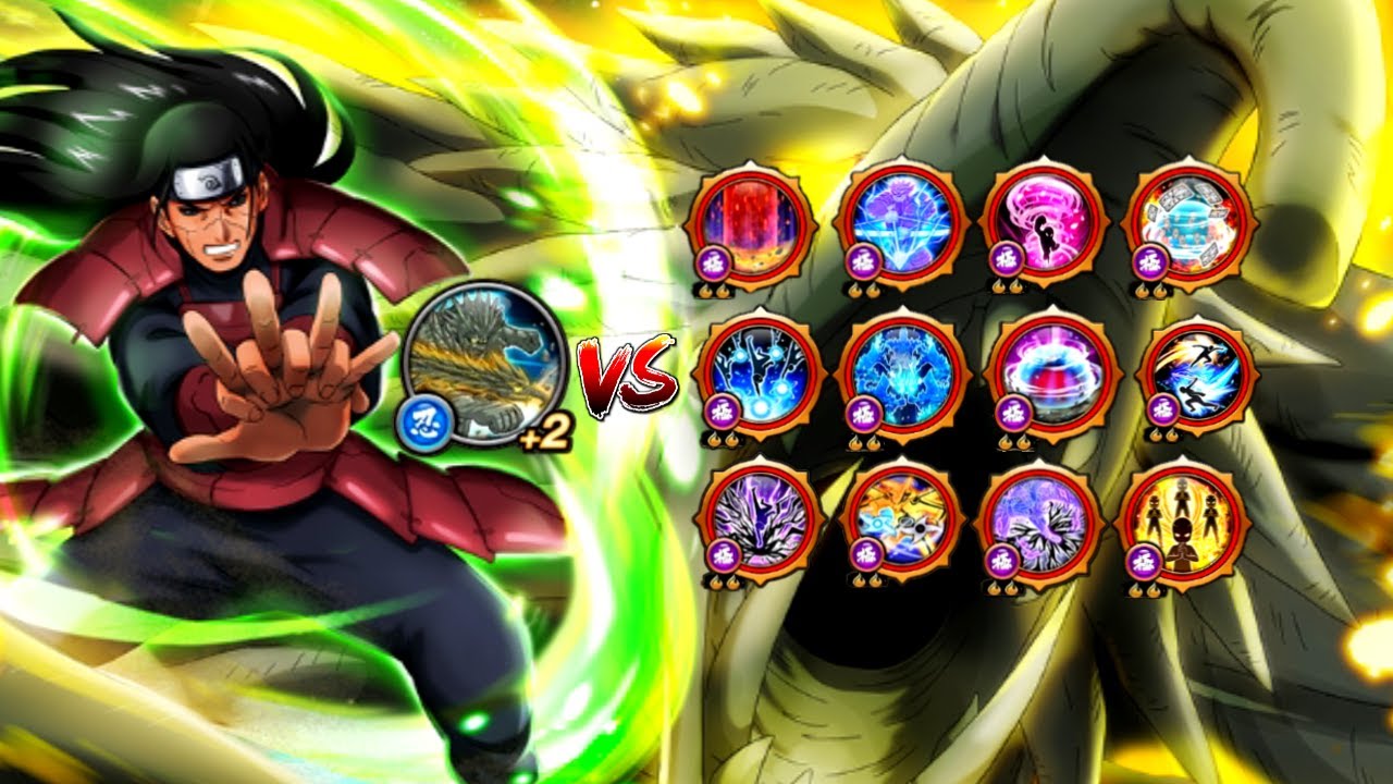 EDO Hashirama NEW Limit Break VS EX Ultimate Jutsu Naruto x Boruto