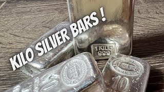 Best Silver to BUY For Silver Stacking. Kilo Silver Bars!