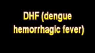 What Is The Definition Of DHF dengue hemorrhagic fever - Medical Dictionary Free Online