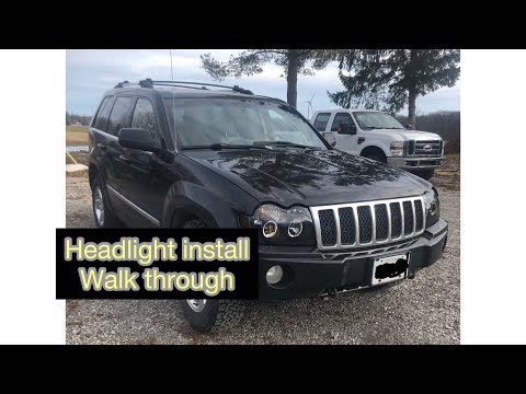 2005-2007 Jeep Grand Cherokee Headlight Install
