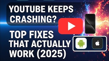 YouTube Keeps Crashing on Android/iPhone? 🔥 Top Fixes That Actually Work (2025)