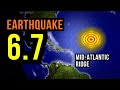 Earthquake Along The Mid Atlantic Ridge