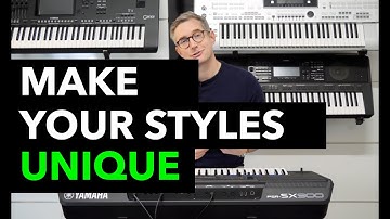 How to Customise Your Drum Backings on Yamaha PSR-SX900 and Genos Styles
