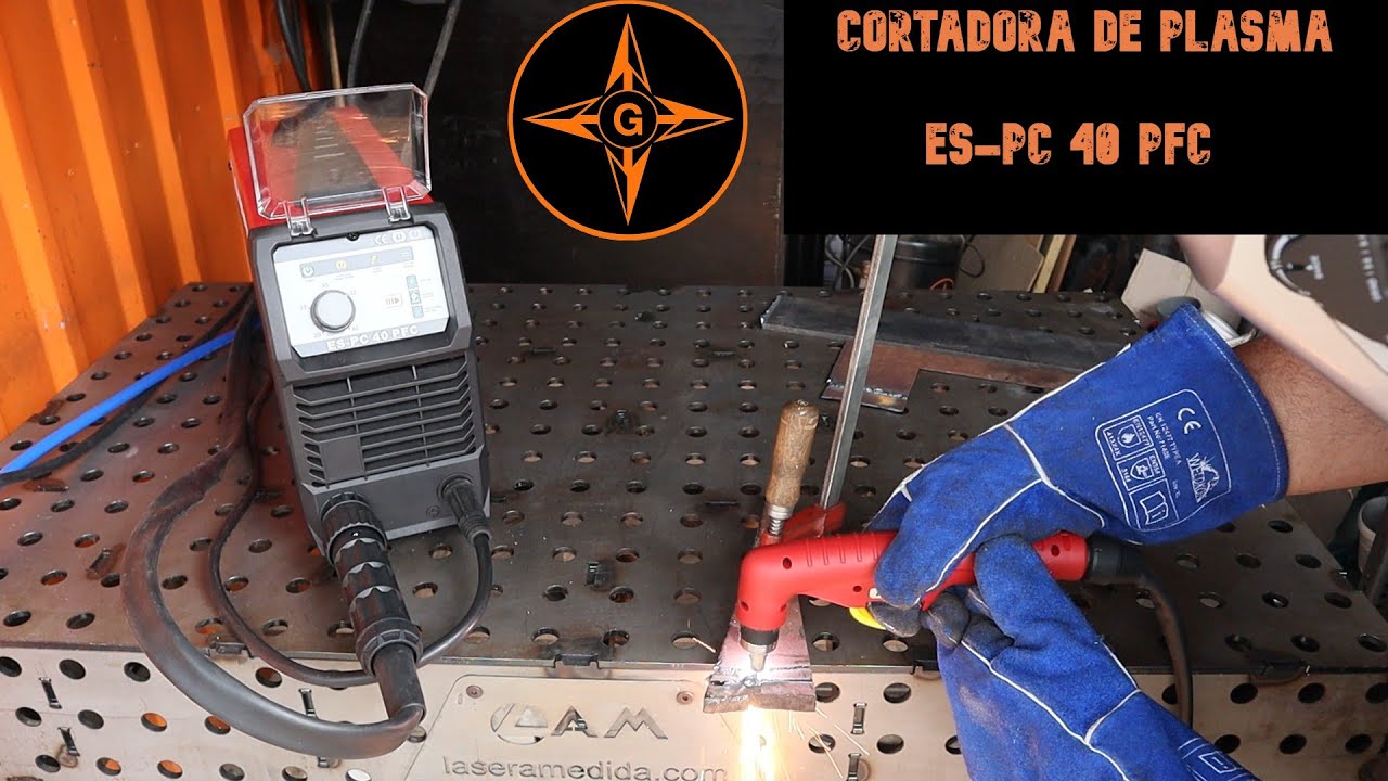 COMO CORTAR METALES CON LA CORTADORA DE PLASMA ES PC 40 PFC DE SOLDAMAN 