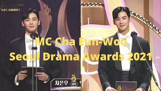 MC Cha EunWoo Cuts from Seoul Drama Awards 2021