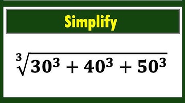 Nice Algebra Cube Root Simplification Math Question | Nice Cube Root Simplification Problem