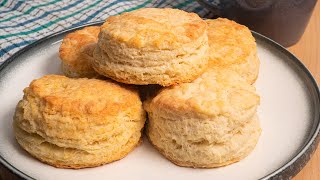 Homemade Flaky Buttery Biscuits - Dished #Shorts