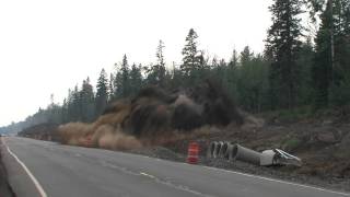 Dykon Road Cuts Blasting - Highway 61 - Lutsen, MN - 4