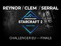 [DH Masters 2020 Summer] Reynor (Z), Clem (T), Serral (Z) | Финалы EU Challenger