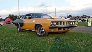 This is a Muscle Car Girl ! 1971 Plymouth Cuda 383 & Ride on My Car Story with Lou Costabile