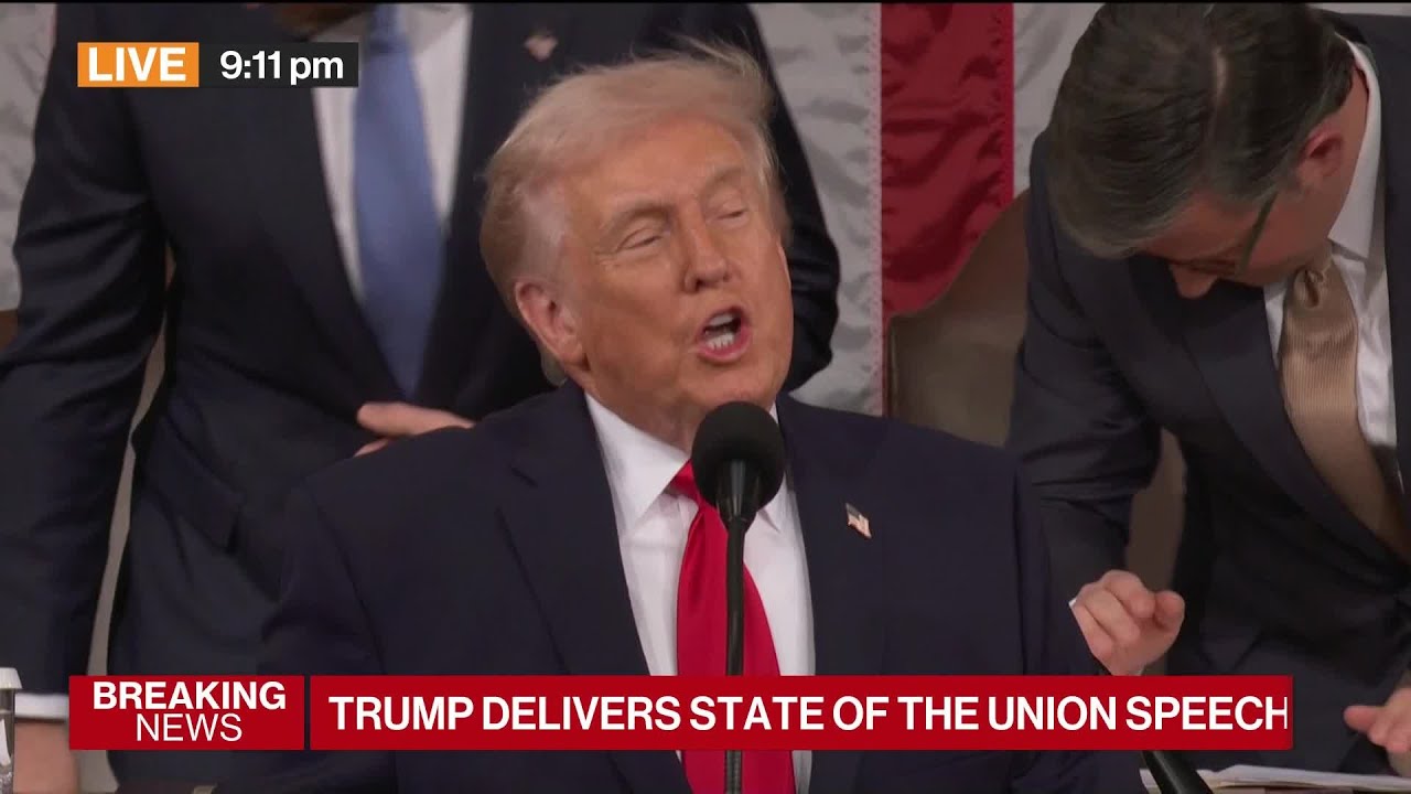 Trump Stages 'State of the Union' Pep Rally Seeking Economic Boost (Full Speech)