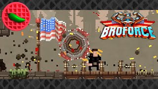 Cyborgs and Saw-blades -- Let's Play Broforce (PC) (Part #9) (Local co-op) (1080p 60fps)