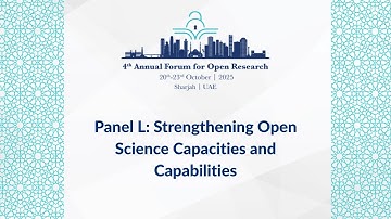 FORM 2025 - Panel L: Strengthening Open Science Capacities and Capabilities (English)