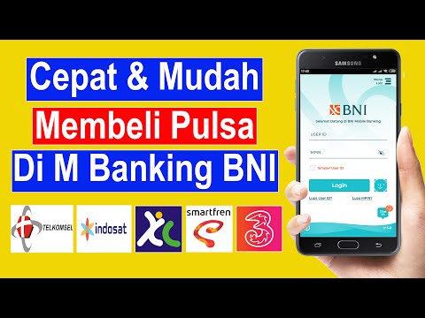 Cara Beli Pulsa Lewat Aplikasi BNI MOBILE BANKING Versi Terbaru. 