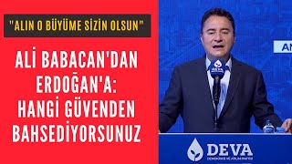 Ali Babacandan Erdoğana Sert Sözler