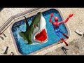 GTA 5 Water Ragdolls ep.5 | Spider-Man vs Shark (Crazy Moments)