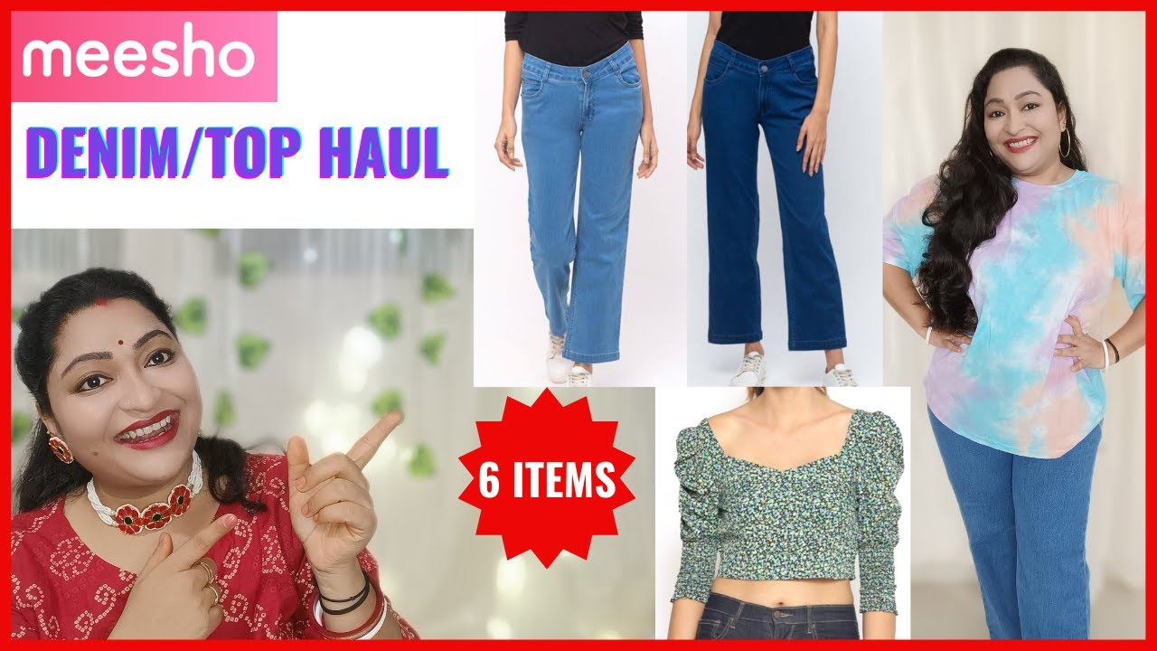 💖 Meesho Denims &Top Haul💖Best Quality Jean's💖 Very Affordable Price 💖 ...