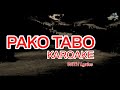 Pako Tabo | Karoake with lyrics Mp3 Song
