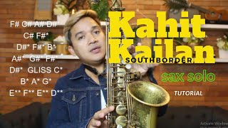 Kahit Kailan- southborder Saxophone adlib tutorial