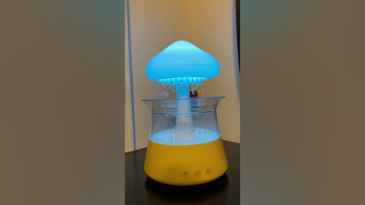 Rain sounds promote alpha waves in the brain helping you sleep faster😴 #sleep #rain #humidifier