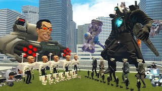 NEW FANMADE SKIBIDI TOILET G-MAN ARMY VS UPGRADED TITAN CAMERAMAN ARMY In Garry's Mod / GM Animation by Dirty Noob - Minecraft 2,313 views 6 months ago 26 minutes