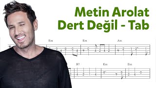 Metin Arolat - Dert Değil - Gitar ile nasıl çalınır Resimi