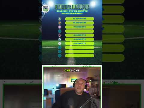 Video Top 10 squadre con più SCONFITTE nelle Semifinali di CHAMPIONS LEAGUE!