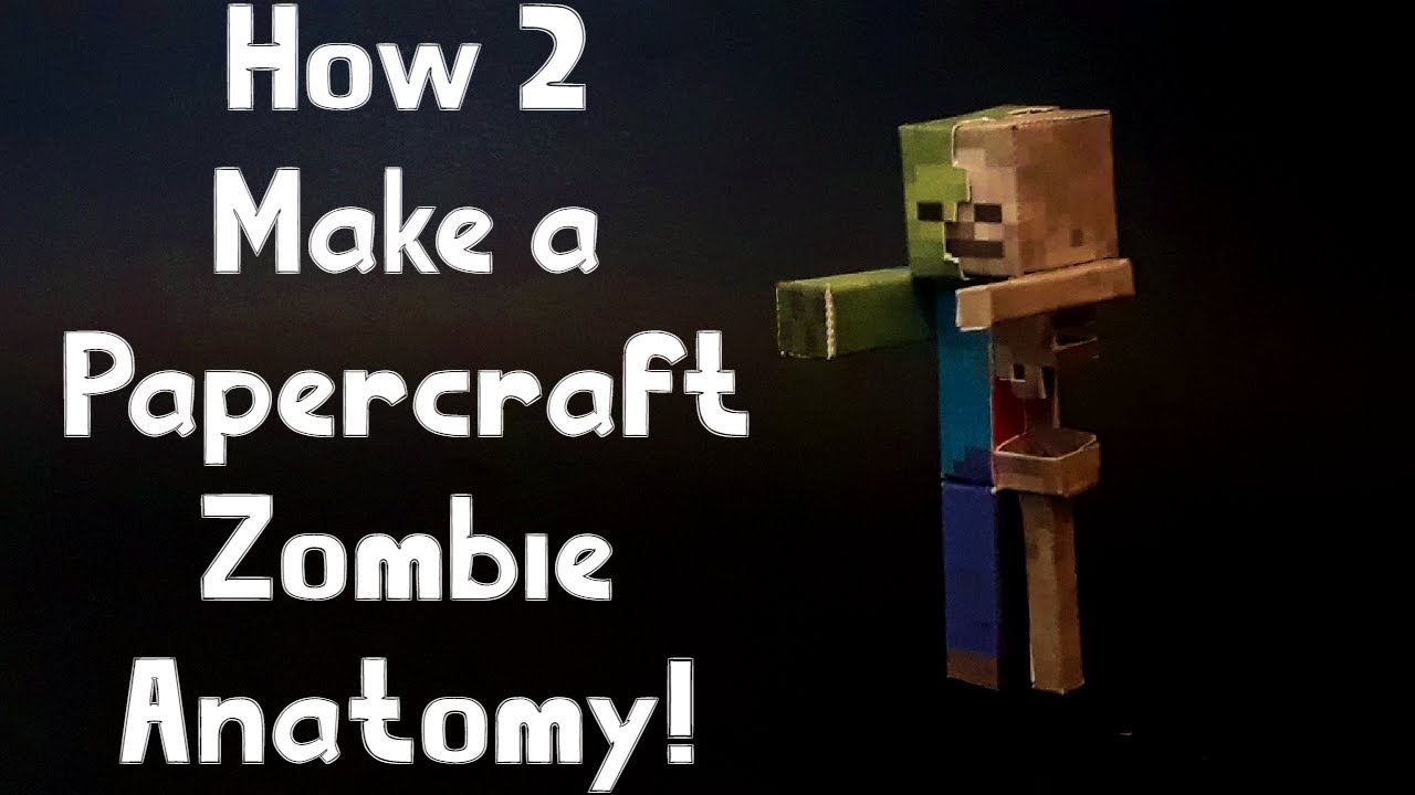 Minecraft Zombie Papercraft ! 