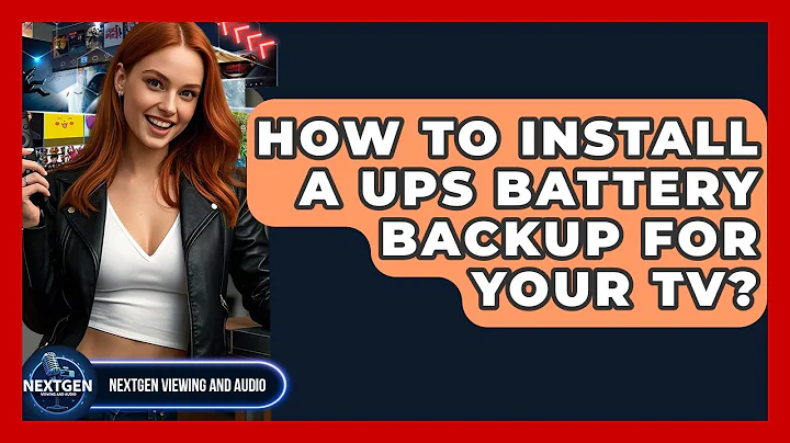 How To Install A UPS Battery Backup For Your TV? - NextGen Viewing and Audio