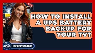 How To Install A UPS Battery Backup For Your TV? - NextGen Viewing and Audio
