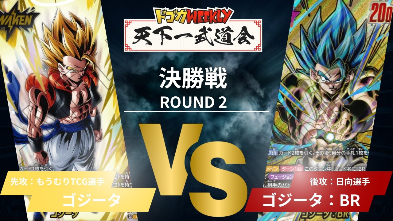 DBFW】第5回天下一武道会 決勝戦ROUND2 黄ゴジータ VS 赤ゴジータ：BR
