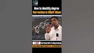 How to Identify Degree Correction in Elliott Wave | #elliottwave #shorts