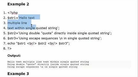 WEbTech Unit 4- Topic 018 PHP Strings Part 1