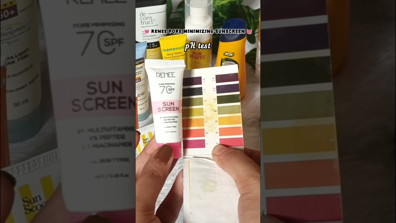 renee sunscreen ph result❔ i tested so you don't have to 