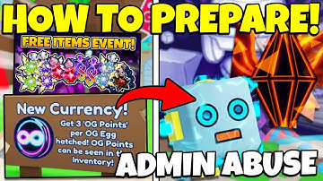 HOW TO PREPARE FOR THE ADMIN ABUSE IN BUBBLE GUM SIMULATOR INFINITY! | BGSI
