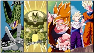 ALL Animations! SSJ Goku &amp; Gohan, Transforming Cell, SSJ Vegeta &amp; Androids Dokkan Battle Golden Week