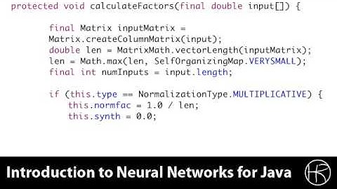 Introduction to Neural Networks for Java (Class 12/16, Part 2/5)