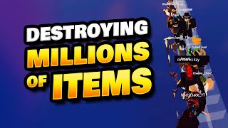 Destroying Millions of Items in Roblox Islands to Help Economy