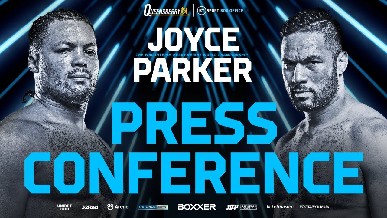 LIVE Final press conference video Joe Joyce vs Joe Parker