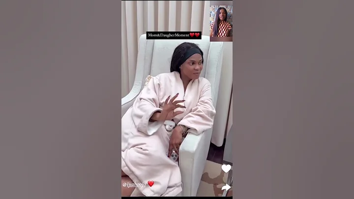 Nollywood Actress, Iyabo Ojo & her lovely daughter relaxing & having amazing moment together.