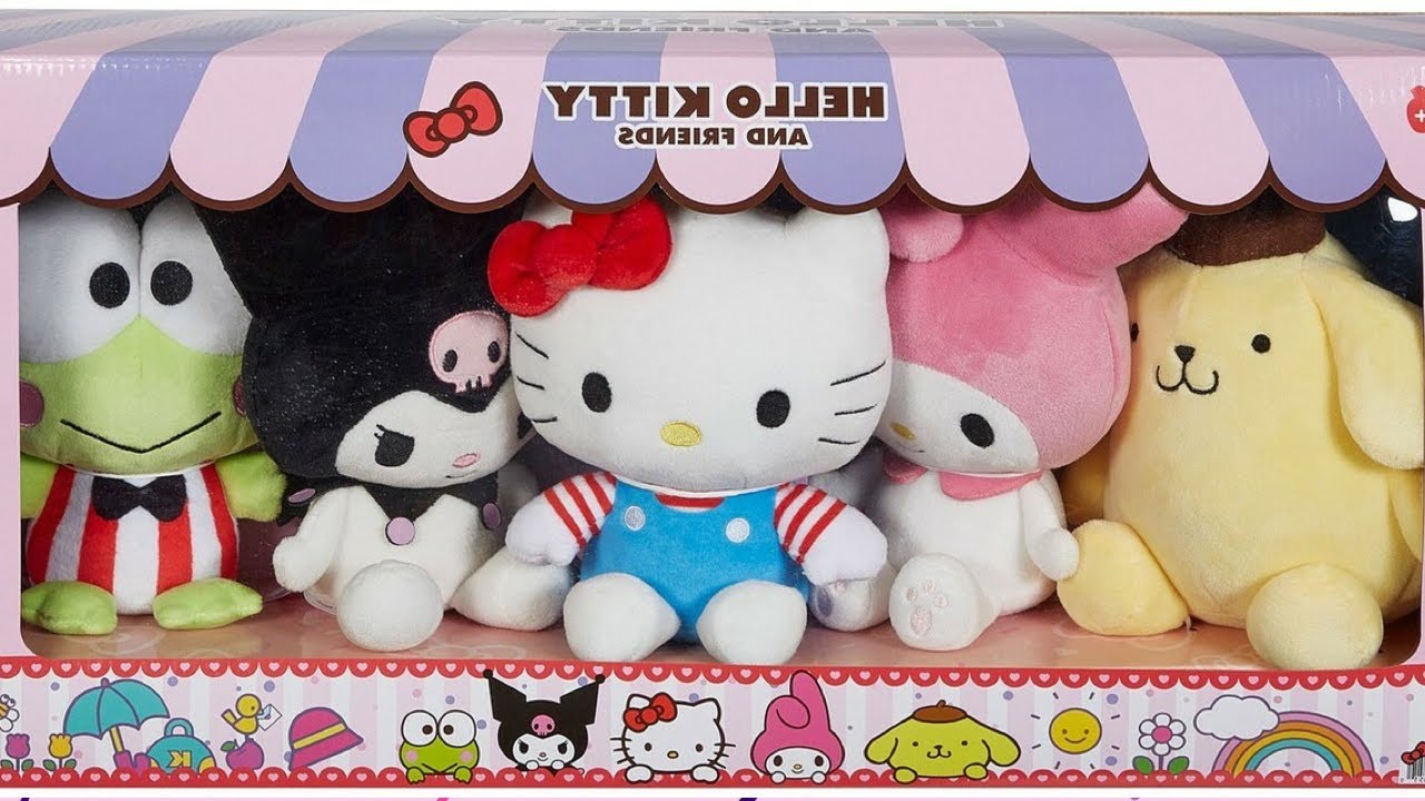 Hello kitty y Sus Amigos Coleccion de Peluches Mattel 